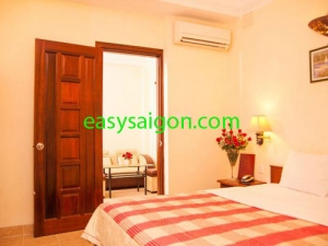 Lovely hotel apartment for rent in District 10, HCMC.
